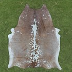 Hair On Cowhide Rug Real Cow Leather Skin Floor Carpet Natural Rug 68x61  Cc1357
