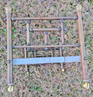 Vintage Large Doll Pet Bed On Wheels Brass Metal Salesman Sample 24  Long