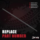 Door Tailgate Glass Belt Molding Weather Strip Compatible With Vehicle 4runner