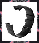 Fitbit Charge 3   4 Silicone Replacement Bands Sport Wristbands For Men Women