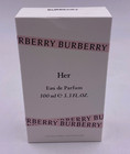 Burberry Her Eau De Parfum Spray  100ml   3 3oz     Women   s Perfume  New   Sealed