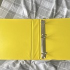 Marvel Comics Wolverine Yellow Hardcover 3-ring Binder Marvel Franchise 1994