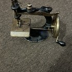 Childs Singer Toy Sewing Machine Cast Iron 7 Spoke Sewhandy Hand Crank Sew Handy