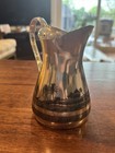 Iraqi Niello Milk Jug Silver Antique Early 1900