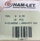 Lot Of 20  New Ham-let 762lb6mm Fittings