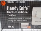New Black Decker Handy Knife Cordless Slicer Peeler Hk30 Vintage Nos