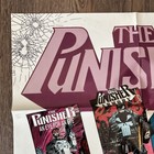 Rare Marvel Comics 1991 Promo Folded Poster The Punisher Cage Wolverine 34x22