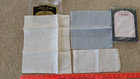 Lot Of 9 Misc Pieces Of Linen And Evenweave Cross Stitch Fabric 28 Count