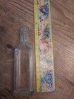 Vintage Pharmacy Clear Glass Bottle Antique Medicine