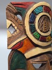 Wood Carved Mask Mayan Art Carved Wood Wall Decor Artesanias Decoration 8x5