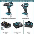 Makita 18v Lxt Brushless Combo Kit Hammer Drill Impact Driver 2-tool Set W  Bag 