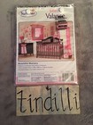 Mc Summer Juliette Pink Black White Nursery Window Valance  Curtain 14 X 48 In