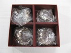 Arthur Court Set 4 Horse Equestrian Western Figural Napkin Rings W  Original Box
