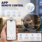 Wifi Smart Plug 20a  Power Us Outlet Timer Work With Alexa   Google Assistant