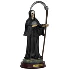 Santa Muerte 9  Inch Statue   Holy Death Grim Reaper   Black   Negro Tunic Color