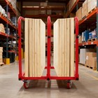 Panel Cart Heavy Duty Shipping Trolley 1400 Lbs Loading Transporting Truck Tool