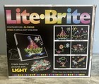 Light Bright Game Set - 214 Pegs Magic Screen Retro Style Lite Brite Kids Toy