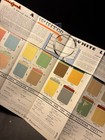 Vintage 1930s Anaconda Brochure White Lead Paint In Oil W sample Chips Free Ship