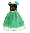Princess Anna Costume Frozen Disney Dress Up Girls Halloween Cosplay Costume