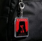 Obsession Keychain Bagcharm Black And Red Nikki Bear Curry Barker Movie Rare