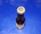 Vintage Muth Miniature Coors Brown Glass Beer Bottle Salt Shaker