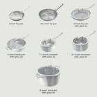 Ninja Everclad Stainless Steel Cookware 12 Piece Pots   Pans Set  All Stovetops