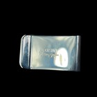 Brian Yellowhorse Custom Inlaid Money Clip Wintergreen Variscite Native American