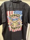 Guns N Roses Rare Red Cap Shirt Size L Large Button Down Rare Shirt Flag Logo