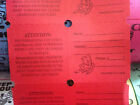 Raffle Tickets Roll Of 1000 Marquee 50 50 Style Double Stub Split The Pot New