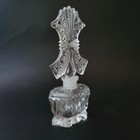 Parfume Bottle Czech Glass Vial Art Deco Bottle For Perfume And Aroma Oils