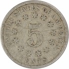 1873 Shield Nickel Closed 3 Vg Uncertified  501