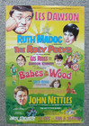 Les Dawson Hand Signed Birmingham Pantomime  Poster 1986 Ruth Madoc John Nettles