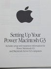 Apple Manual  1998 Setting Up Your Power Macintosh  g3  - Vintage - Vg Condition