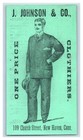 1881 Engraved Johnson   Co  Clothiers Smart Dressed Man P135