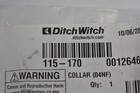 Ditch Witch Genuine Oem Replacement Part 115-170 Collar 04nf 0012646451