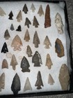 Large Group Of Native American Arrowheads Artifacts Bird Points Slate