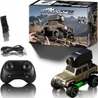 1 64 Scale 4wd Alloy Mini Rc Crawler Car With Fpv Camera  2 4ghz Rtr Off Yellow