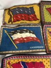 Tobacco Felt World Flags Lot Of 9 Cigar Cigarette Premium Vintage Early 1900 s