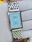 Vintage Quartz Tank Slim Men s Rectangular Japanese Watch Roman Numeral Dial