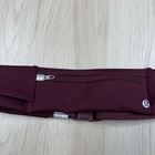Lululemon Seawheeze Fast And Free Run Belt Size L xl Burgundy 