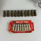 Vintage Mattel Fanner 50 Cap Gun  18 Bullets  Holster Belt - Sealed Bullet 8 Pak