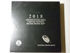 2018 Proof Silver Limited Edition Proof Set In Ogp  8 Coin Silver Set
