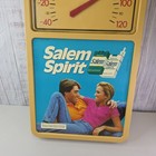 Salem Spirit Cigarette Advertising Vintage Dial Thermometer Bar Mancave Decor 85