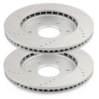Front And Rear Drill   Slot Performance Brake Rotors For Nissan Armada Titan