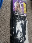 Pre-curled Pre-stretched Curly Synthetic Braiding Hair Extension 60 In Black