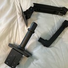Ergotron Black Desk Clamp Monitor Arm Tilt rotate Vesa 75 100 24in 1 45-248-026
