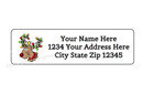 30 Reindeer Christmas Personalized Return Address Labels 1 In X 2 625 In