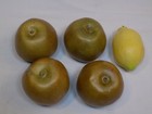 Fake Fruit Brown Green Apples Display Artificial Realistic Set Lot Yellow Lemon