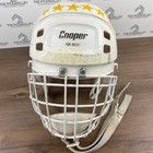 Cooper Sk600 Ice Hockey Helmet White W  Cage Star Design Vintage Protective Gear