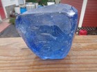 Glass Rock Slag Pretty Clear Sapphire Blue 5 10 Lbs Zz49 Rocks Landscape Aquariu